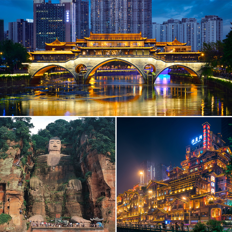 Chengdu-Leshan-Chongqing