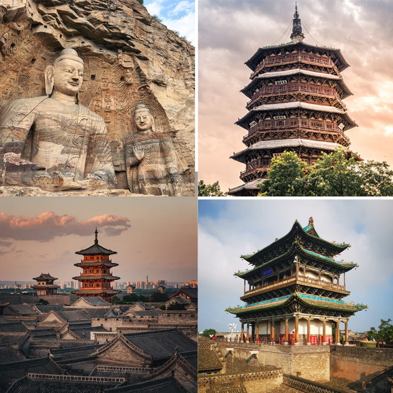 Datong-Yingxian-Taiyuan-Pingyao