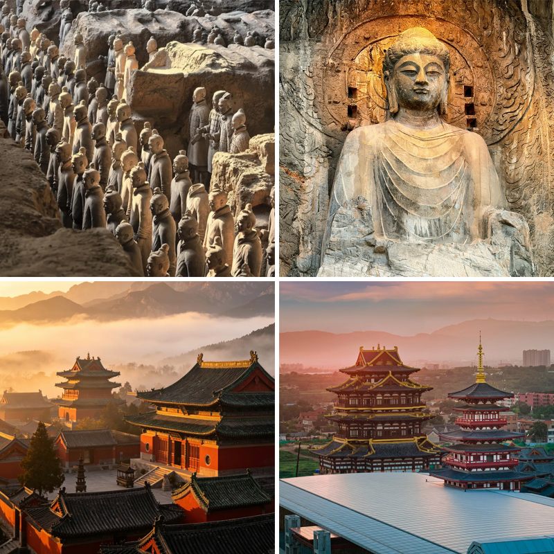 Xi‘an-Luoyang-Dengfeng-Zhengzhou