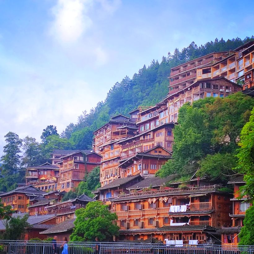Guizhou-xijiang miao village