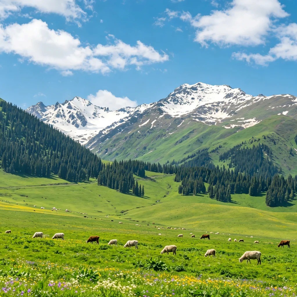 Small Group (Max 6) · No Shopping — 8-Day, 7-Night Xinjiang Tour: Sayram Lake & Nalati Grassland