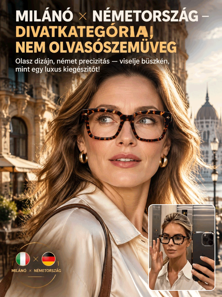 👓 Felejtse el a bonyolult szemvizsgálatokat és a több pár szemüveg cipelését!