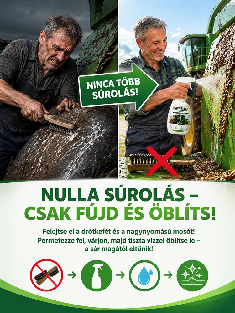 ⚡ Azonnali hatás: 1 másodperc alatt lebontja a szennyeződést – csak fújja fel és öblítse le!