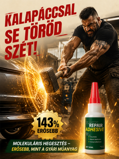 🚗 Professzionális Műanyag Javító Ragasztó Autókhoz