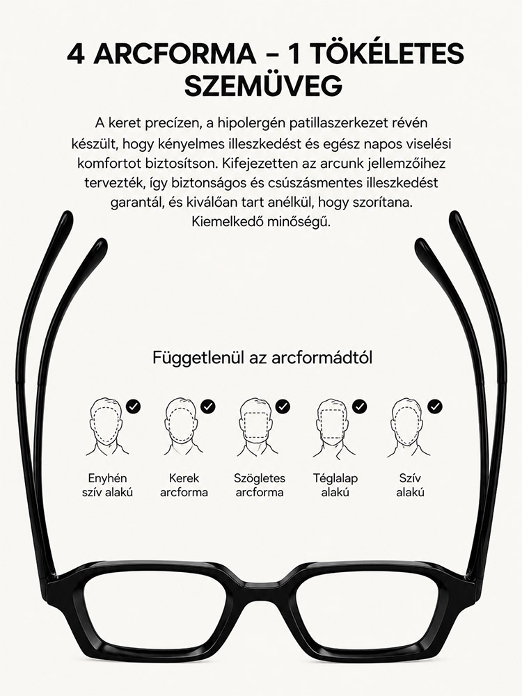 👓 Felejtse el a bonyolult szemvizsgálatokat és a több pár szemüveg cipelését!