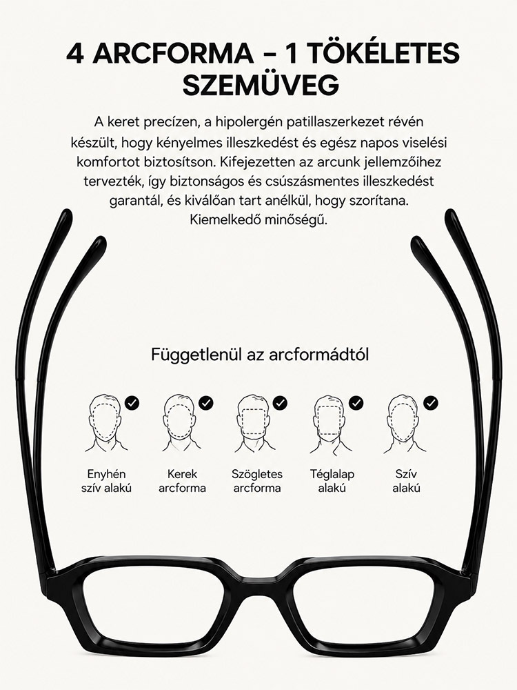 👓 Felejtse el a bonyolult szemvizsgálatokat és a több pár szemüveg cipelését!