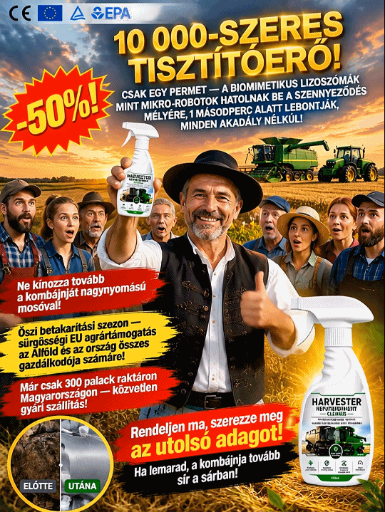 ⚡ Azonnali hatás: 1 másodperc alatt lebontja a szennyeződést – csak fújja fel és öblítse le!