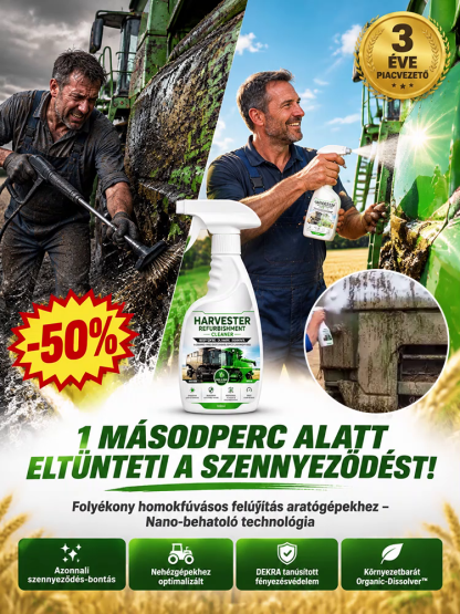 ⚡ Azonnali hatás: 1 másodperc alatt lebontja a szennyeződést – csak fújja fel és öblítse le!