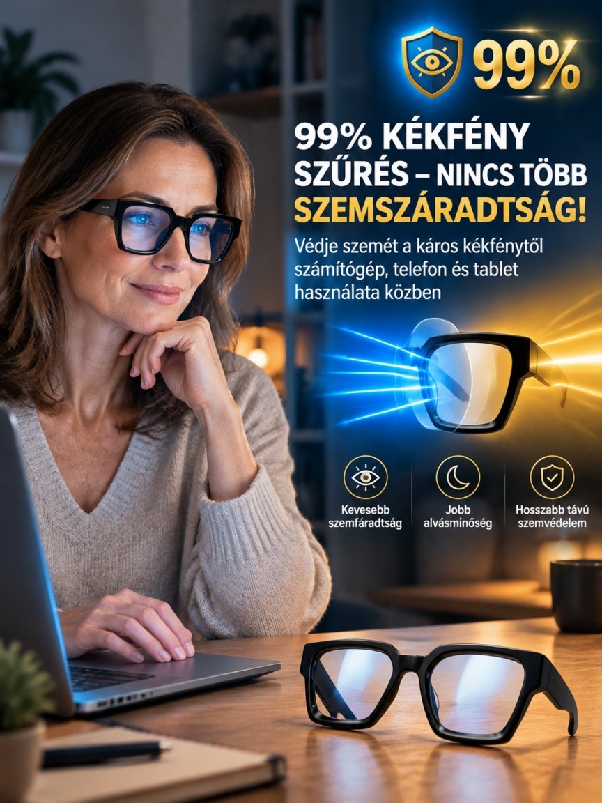 👓 Felejtse el a bonyolult szemvizsgálatokat és a több pár szemüveg cipelését!