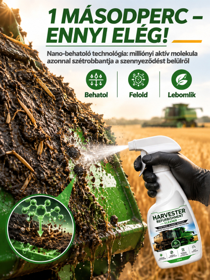 ⚡ Azonnali hatás: 1 másodperc alatt lebontja a szennyeződést – csak fújja fel és öblítse le!