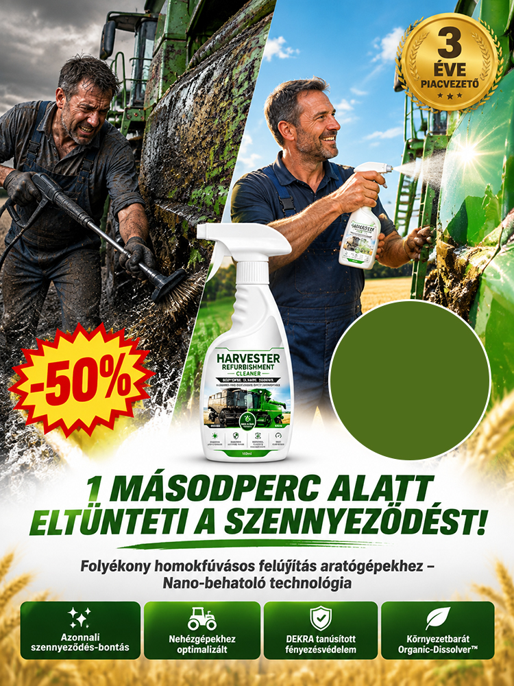 ⚡ Azonnali hatás: 1 másodperc alatt lebontja a szennyeződést – csak fújja fel és öblítse le!