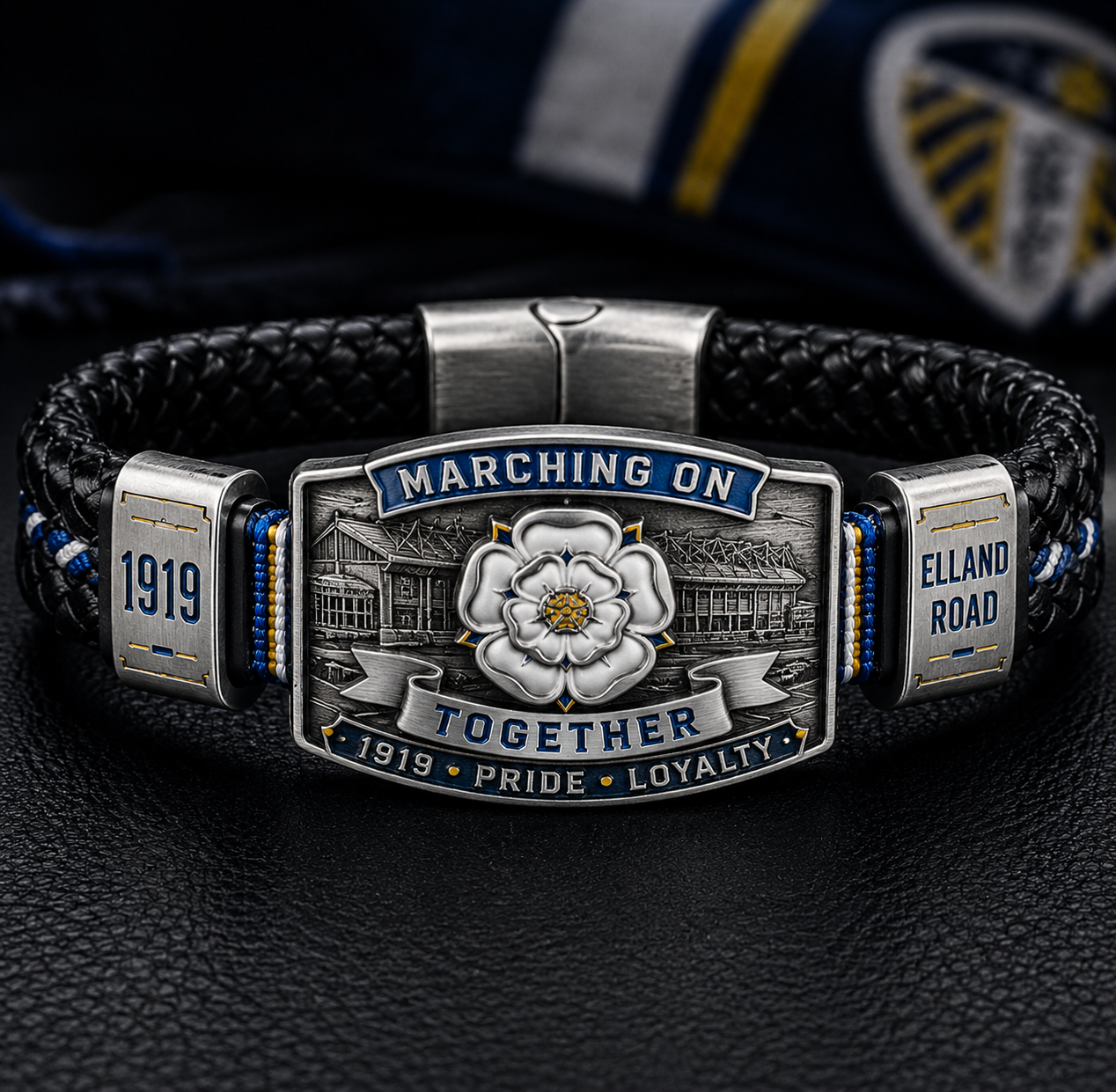 💙💛 Marching On Together Heritage Braided Bracelet