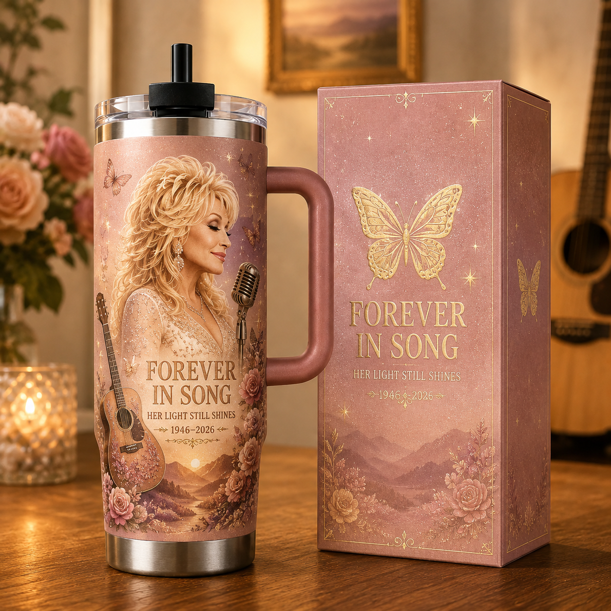🦋 Forever In Song Tribute Tumbler