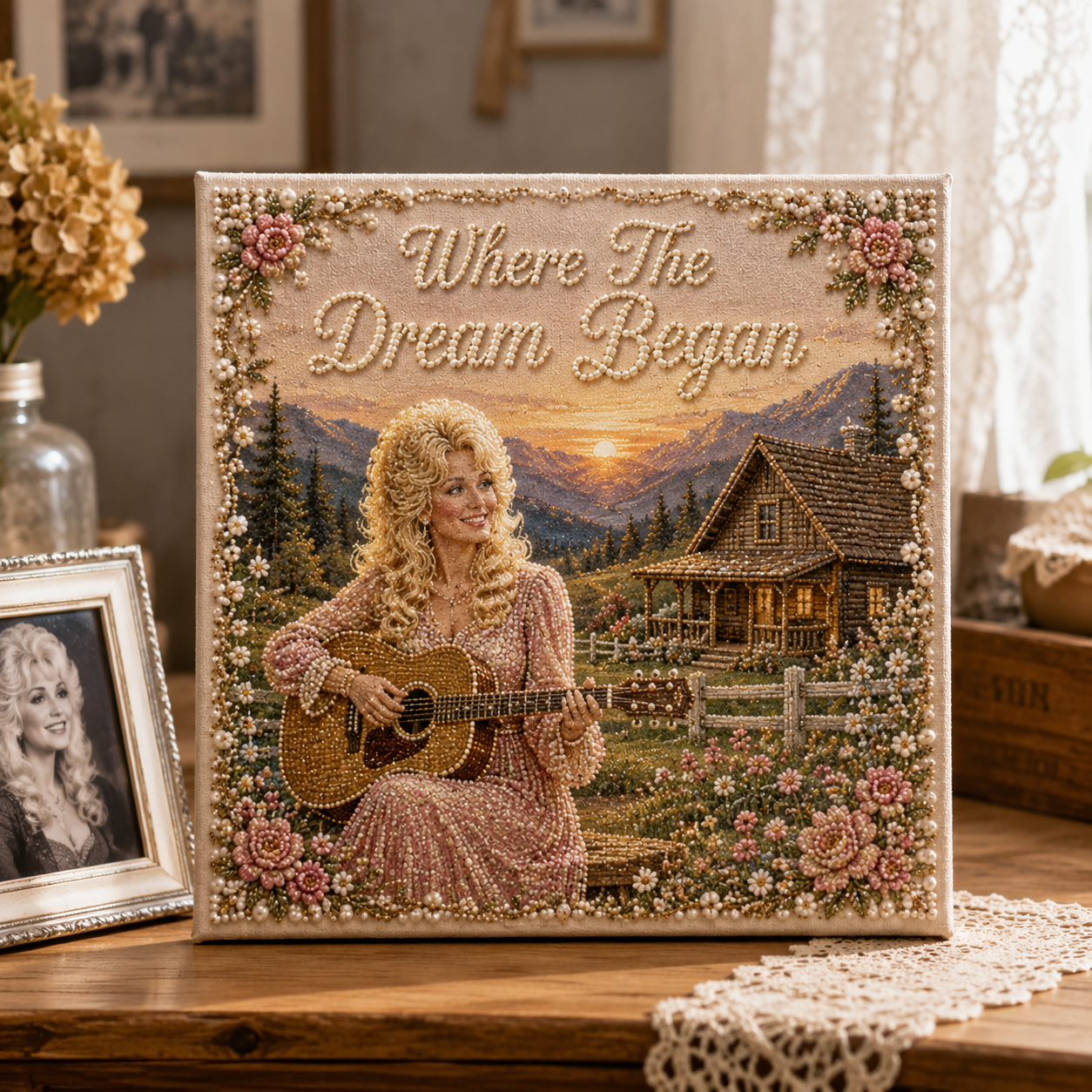 🎶 Country Legend Memories DIY Pearl Art Kit