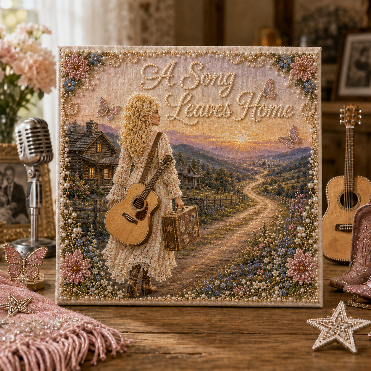 🎶 Country Legend Memories DIY Pearl Art Kit