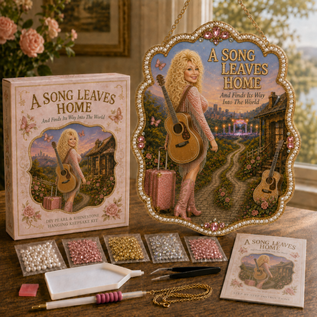 ✨ Her Song Lives On DIY Pearl & Rhinestone Hanging Keepsake Kit