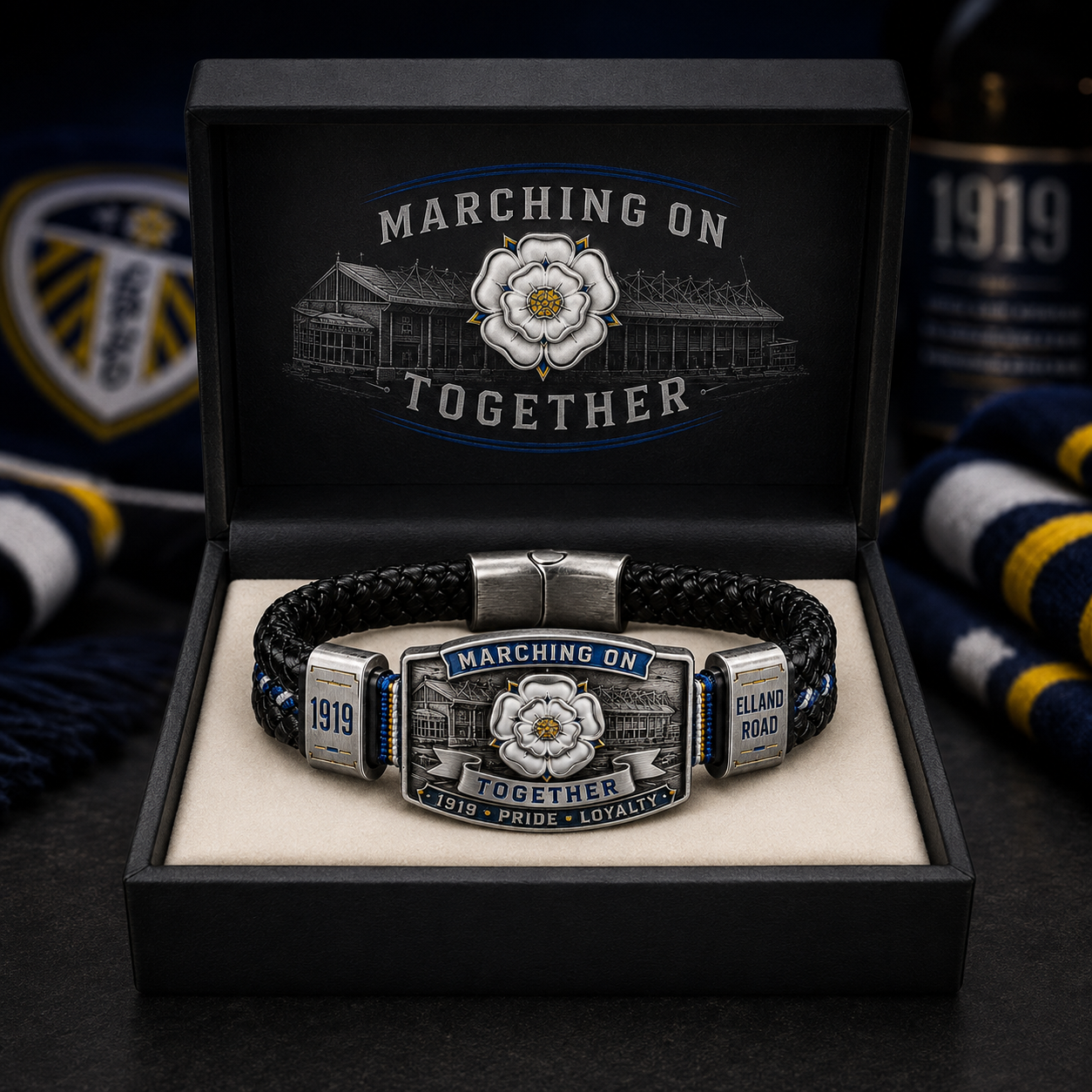 💙💛 Marching On Together Heritage Braided Bracelet