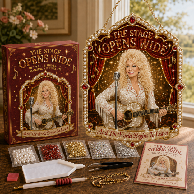 ✨ Her Song Lives On DIY Pearl & Rhinestone Hanging Keepsake Kit