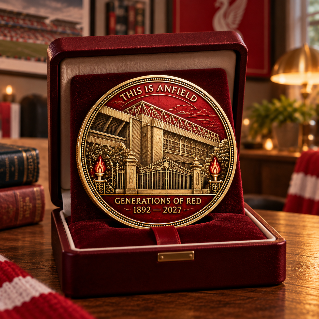 🔴 1892–2027 135th Anniversary Red History Commemorative Coin