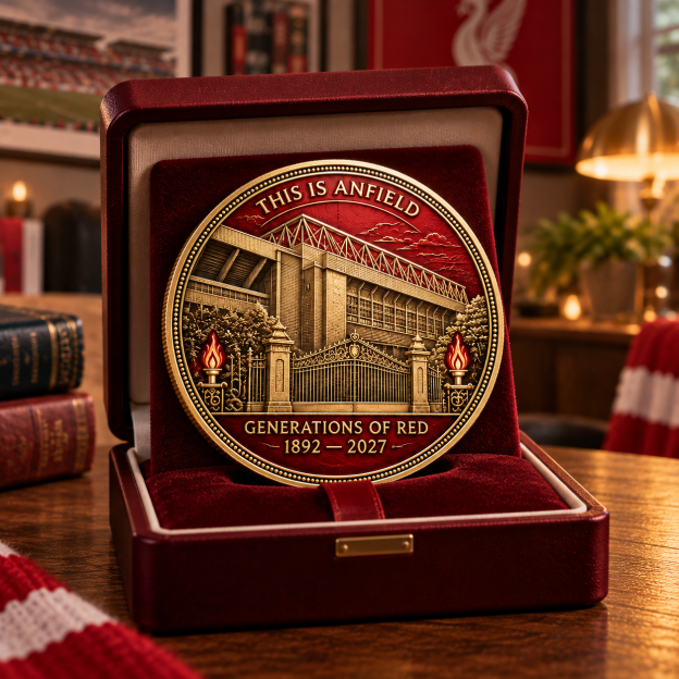 🔴 1892–2027 135th Anniversary Red History Commemorative Coin