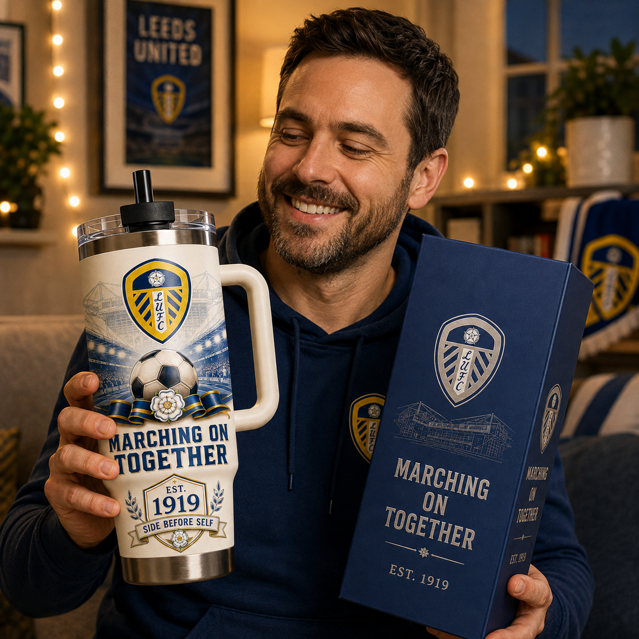 ⚽💙 Marching On Together Heritage Insulated Tumbler – EST. 1919 Supporter Gift