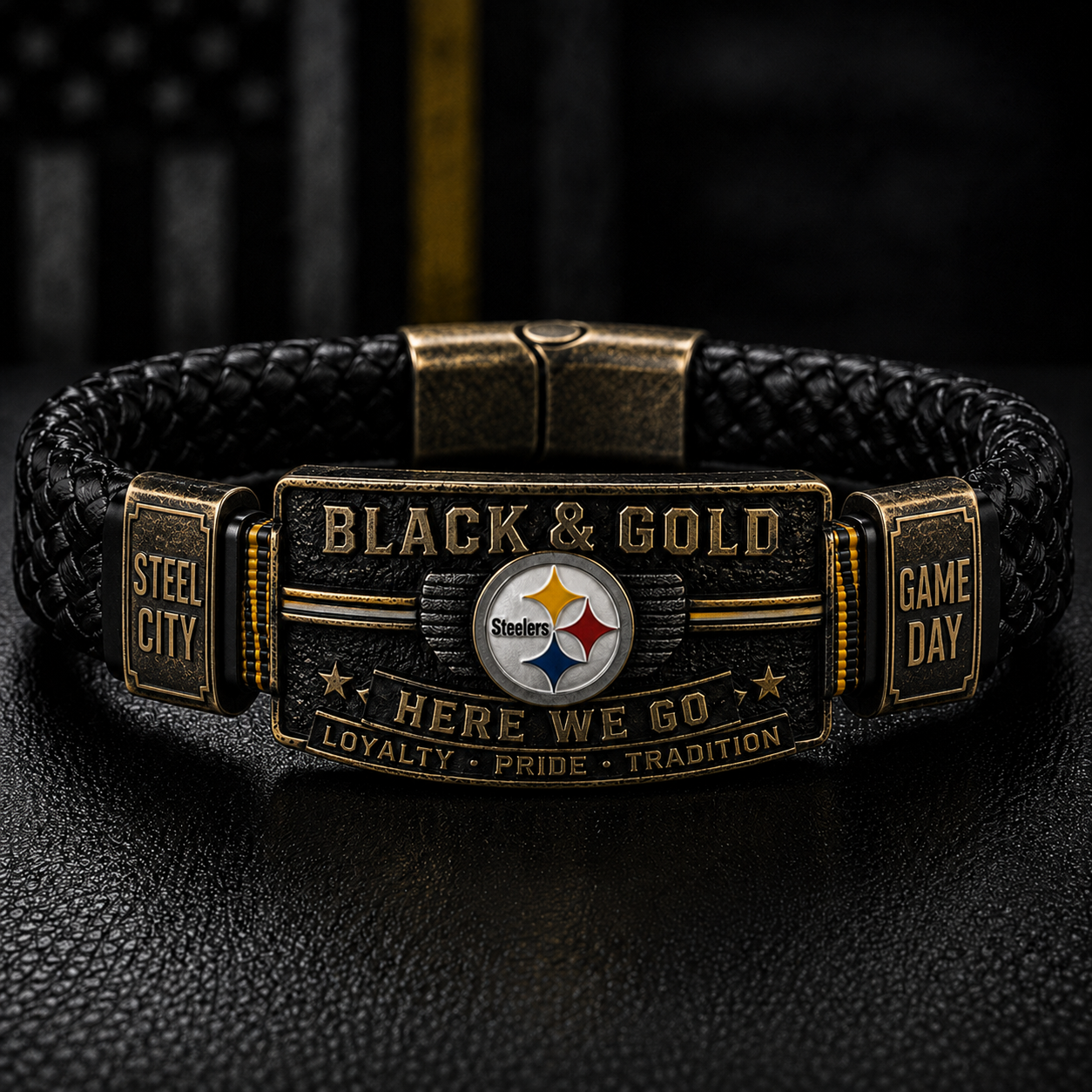 Black & Gold Pride Bracelet