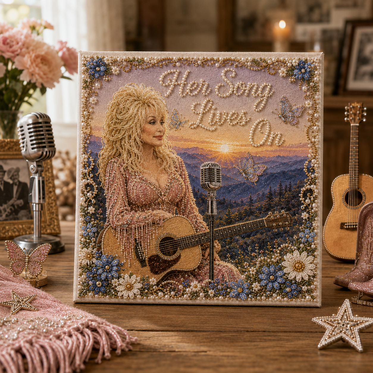 🎶 Country Legend Memories DIY Pearl Art Kit