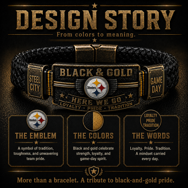 Black & Gold Pride Bracelet
