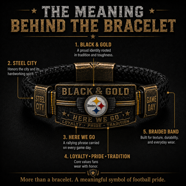 Black & Gold Pride Bracelet