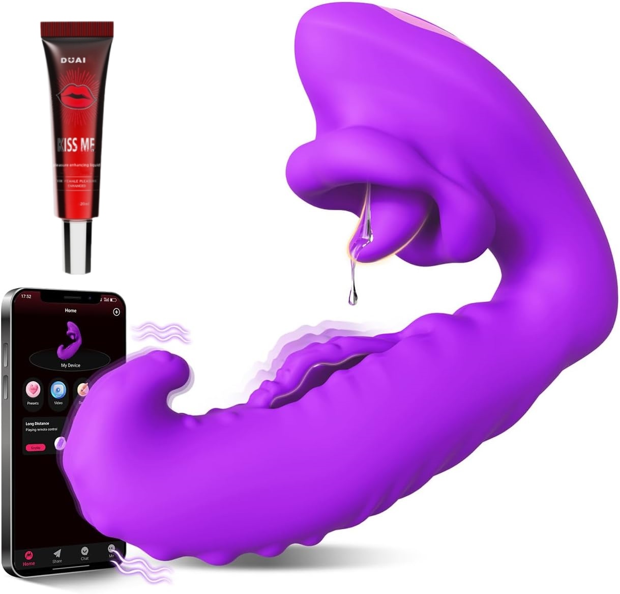 💥🔥2026 Upgraded 3 in 1 Tongue Clitoral Vibrators G Spot Vibrator Sex Toy💖 -✨Sirenix™🔥