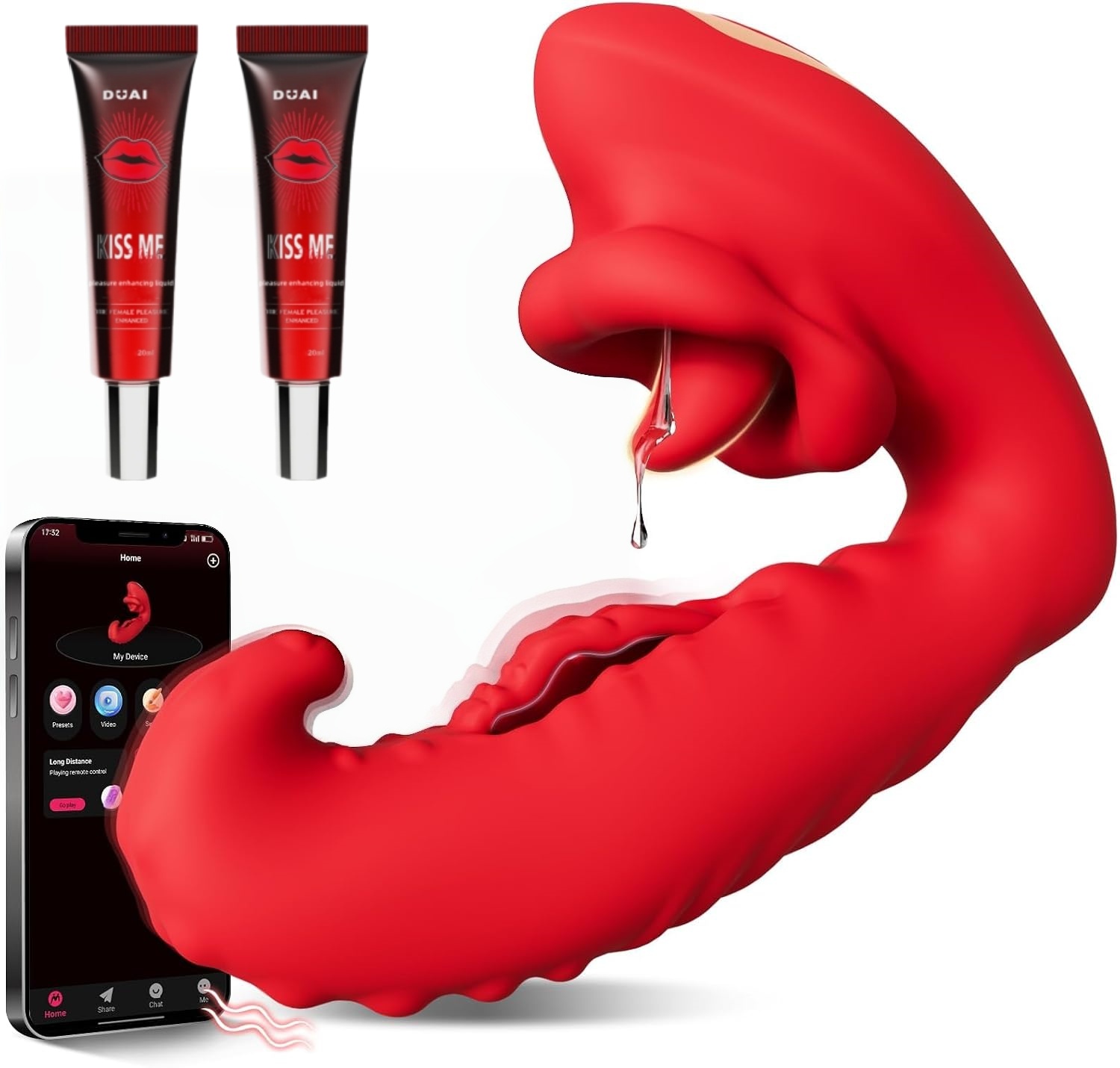 💥🔥2026 Upgraded 3 in 1 Tongue Clitoral Vibrators G Spot Vibrator Sex Toy💖 -✨Sirenix™🔥