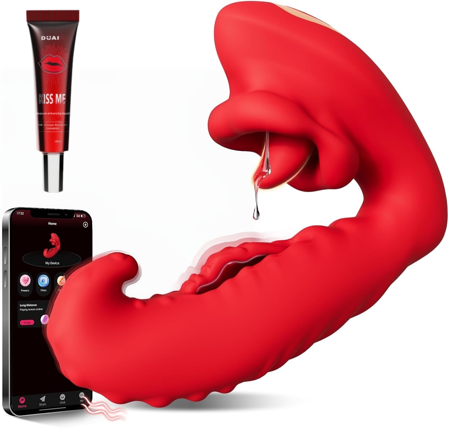 💥🔥2026 Upgraded 3 in 1 Tongue Clitoral Vibrators G Spot Vibrator Sex Toy💖 -✨Sirenix™🔥
