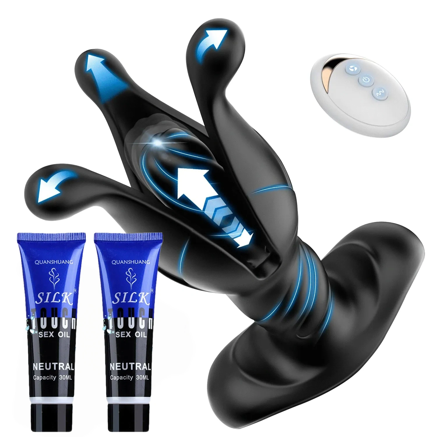 💥🍆 2026 Upgraded 6-in-1 Prostate Massager & Telescopic Stimulation Trainer – 😈Vortex™🔥