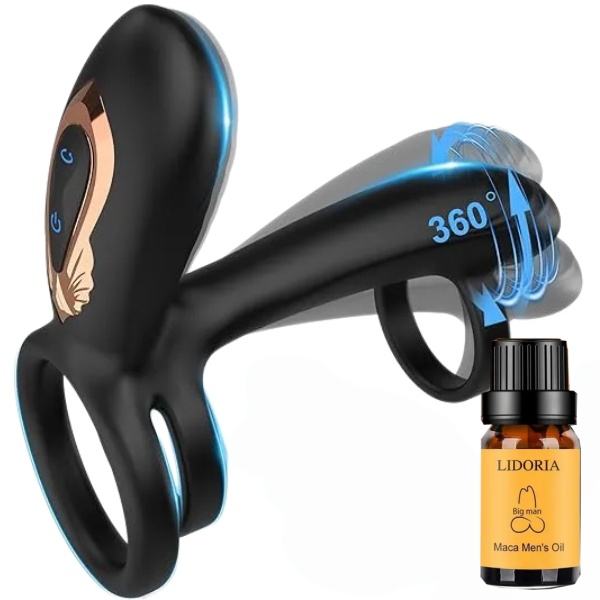 🔥🍆2026 Upgraded 10 Vibration Modes Penis Sleeve Extender with 360° Twisting G-Spot Stimulator -💪Phantom Grip™🔥