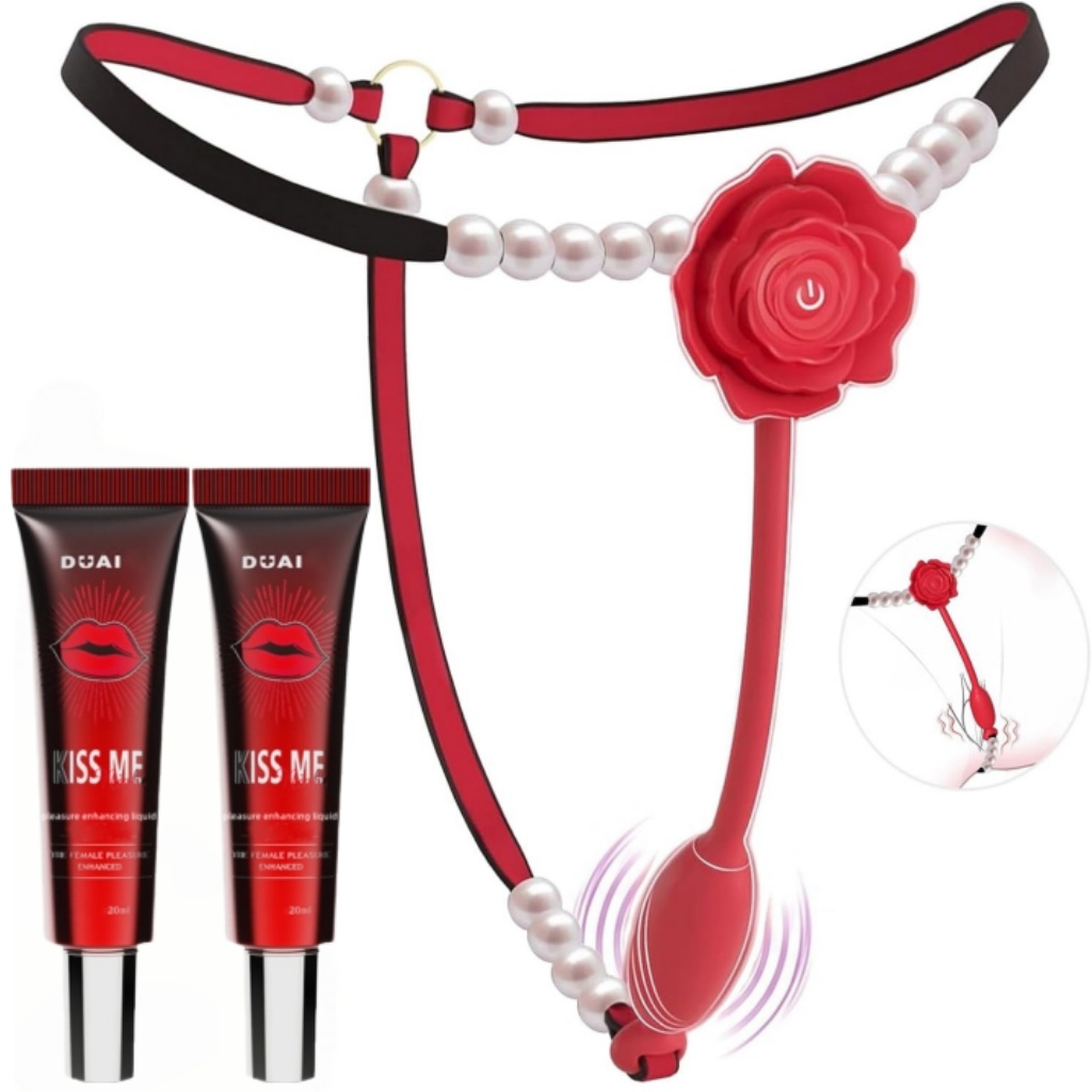 š„ Rose Pearl⢠Tease Me Panties š APP-Controlled Wearable Vibrator