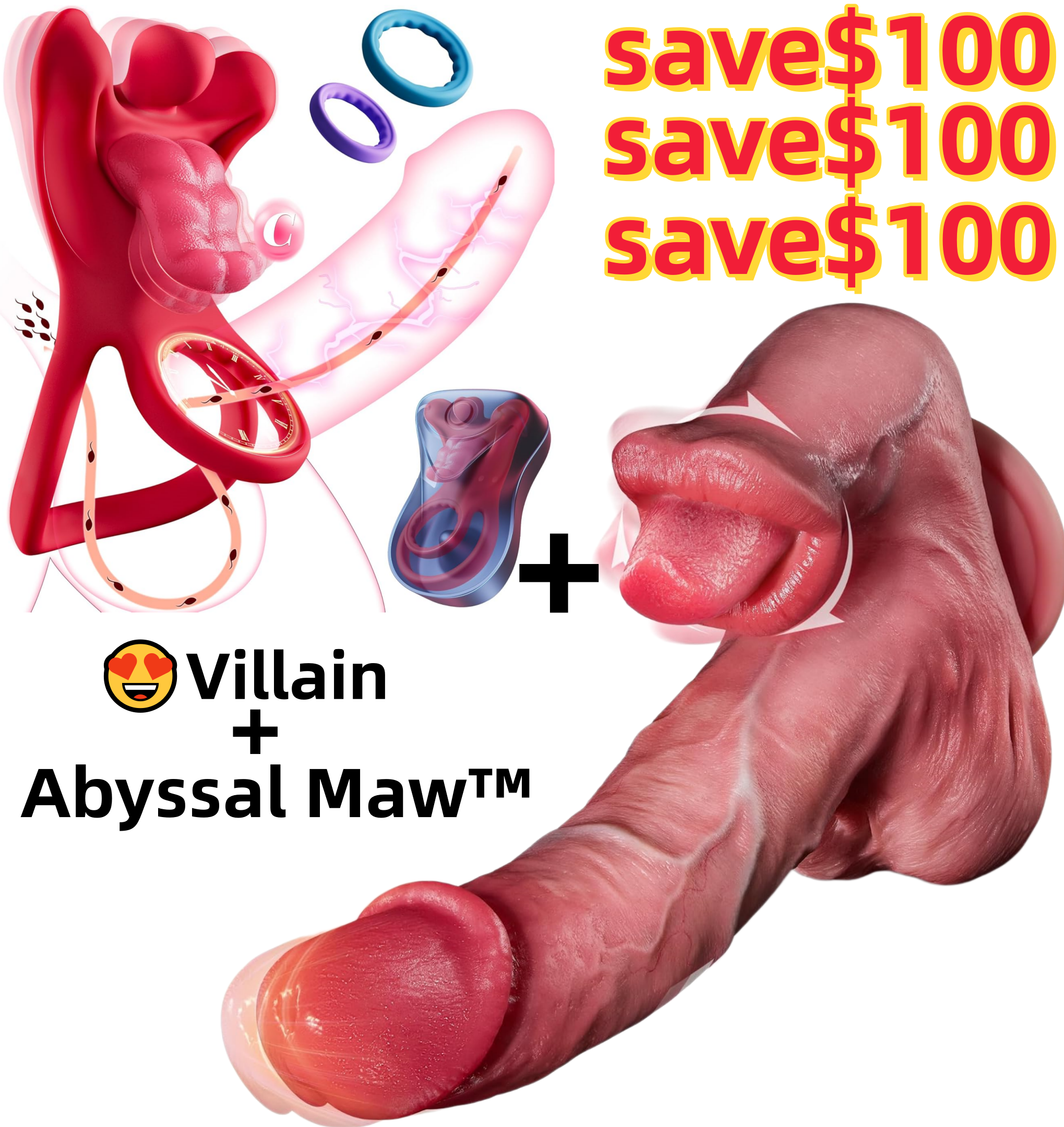💥The latest epic shock release in 2026-👑Villain™ sex toys