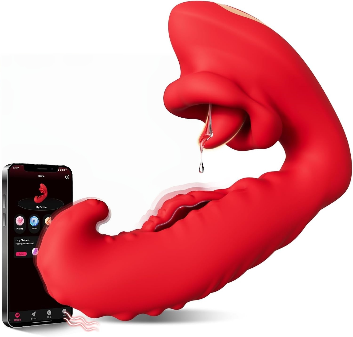 💥🔥2026 Upgraded 3 in 1 Tongue Clitoral Vibrators G Spot Vibrator Sex Toy💖 -👅Sirenix™🔥