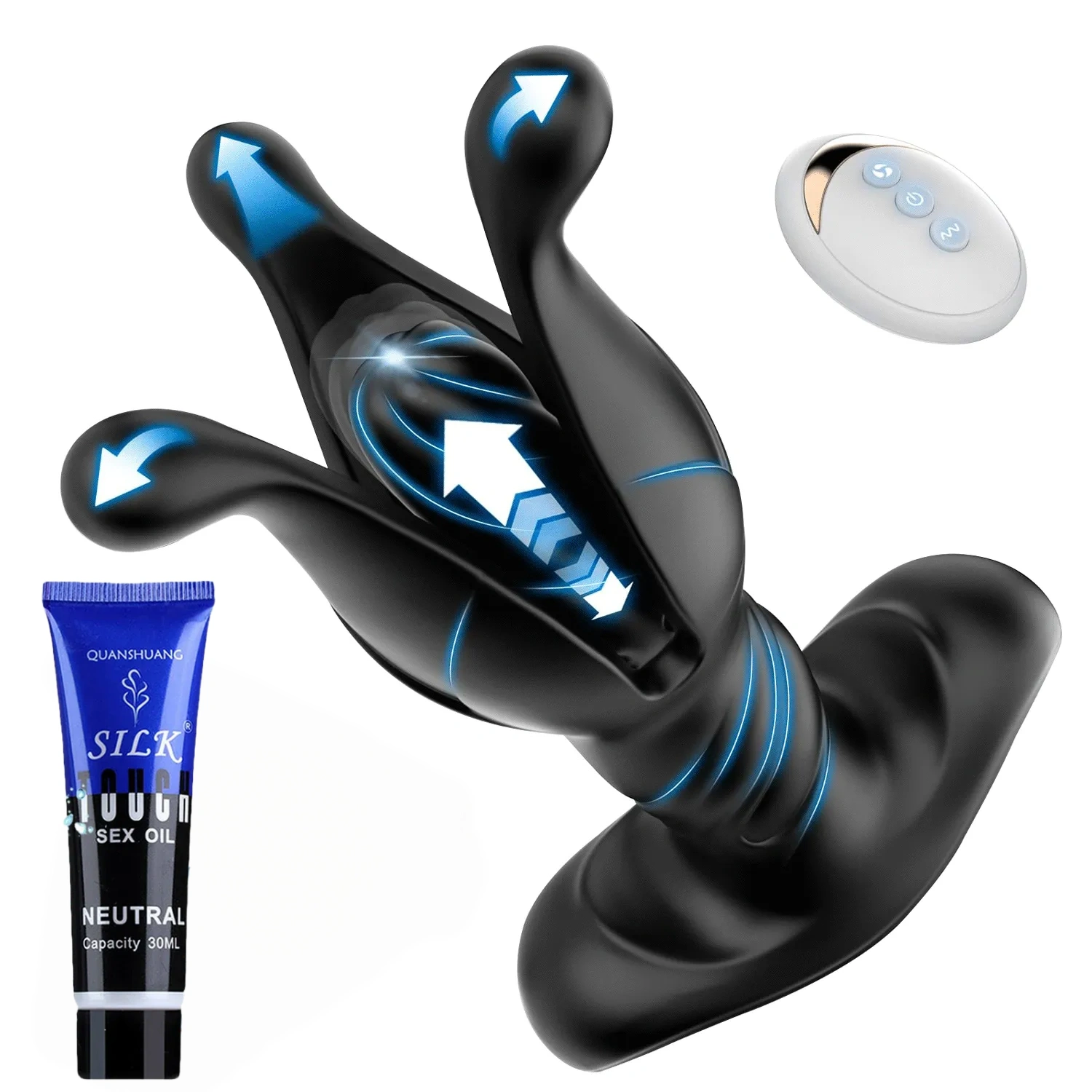 💥🍆 2026 Upgraded 6-in-1 Prostate Massager & Telescopic Stimulation Trainer – 😈Vortex™🔥