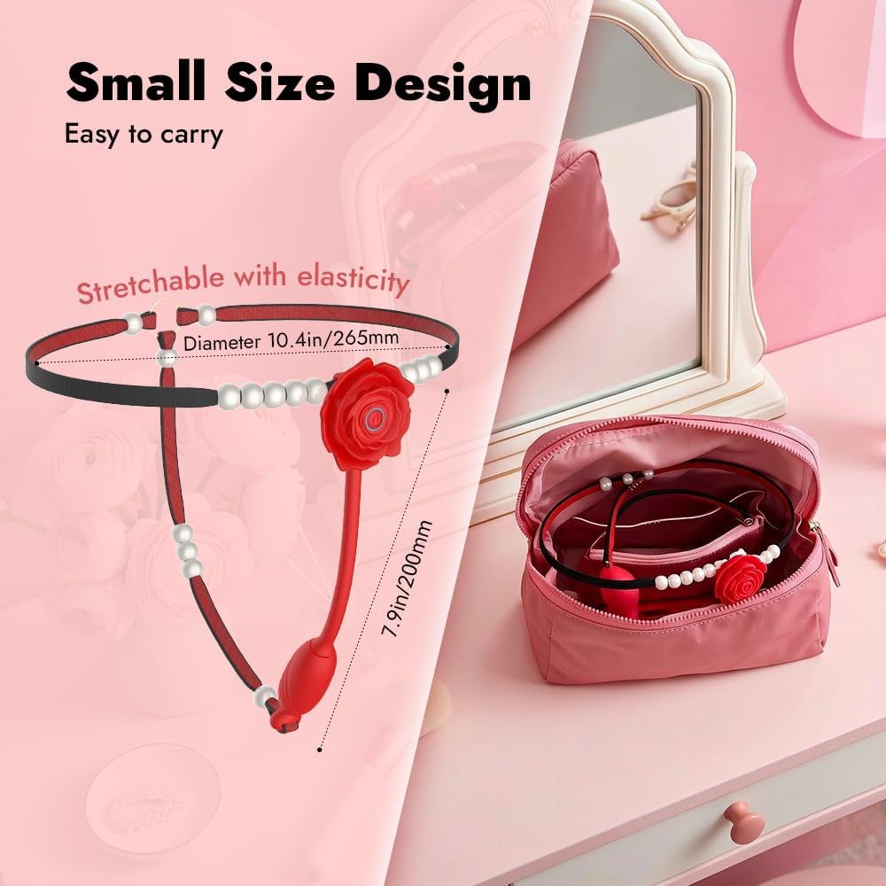 🔥 Rose Pearl™ Tease Me Panties 😈 APP-Controlled Wearable Vibrator