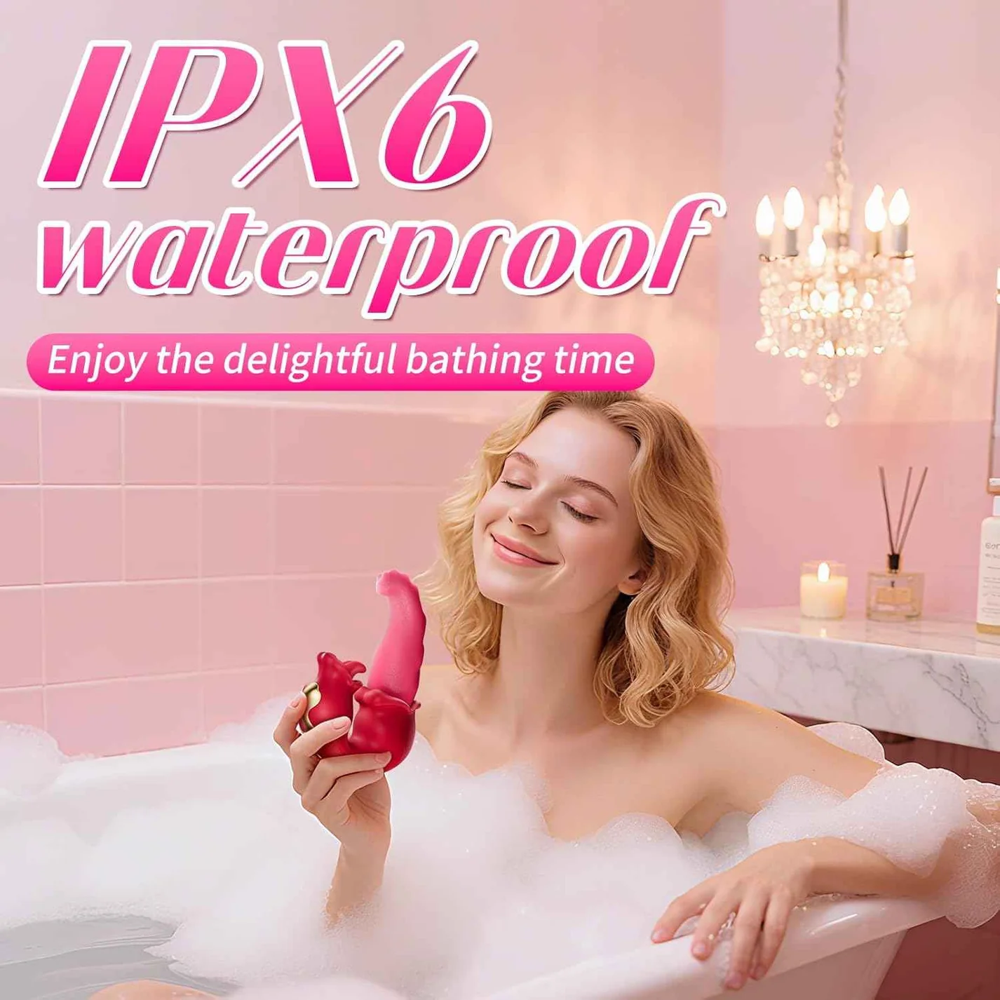 🌸 2026 Next-Gen Realistic Tongue 6-in-1 Pelvic Floor Wellness Massager - 🌹Crimson Orchid™👅