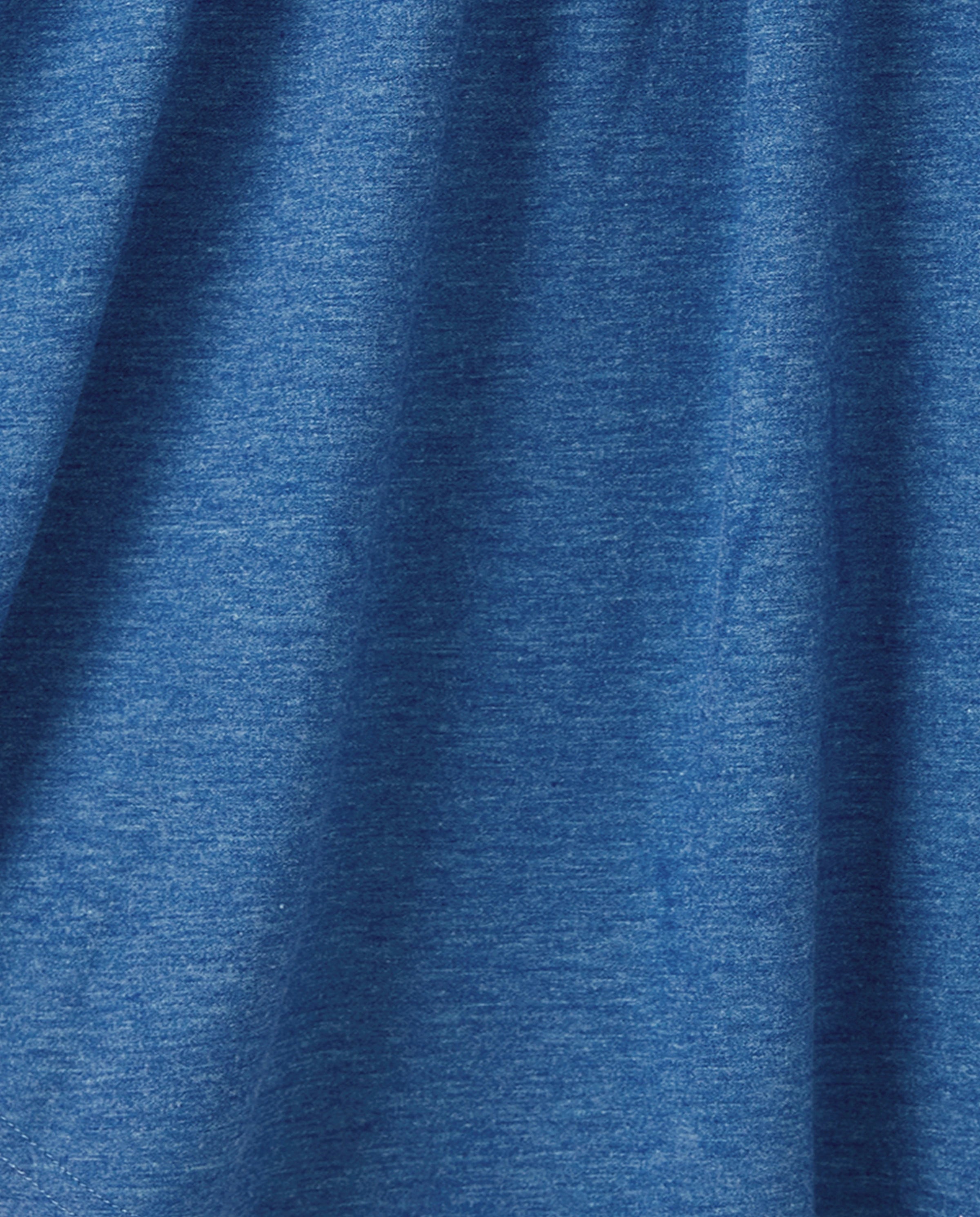 Family Matching Soft Casual Outfit with Below Knee Dresses, Front Buttons, Belted Design Blue