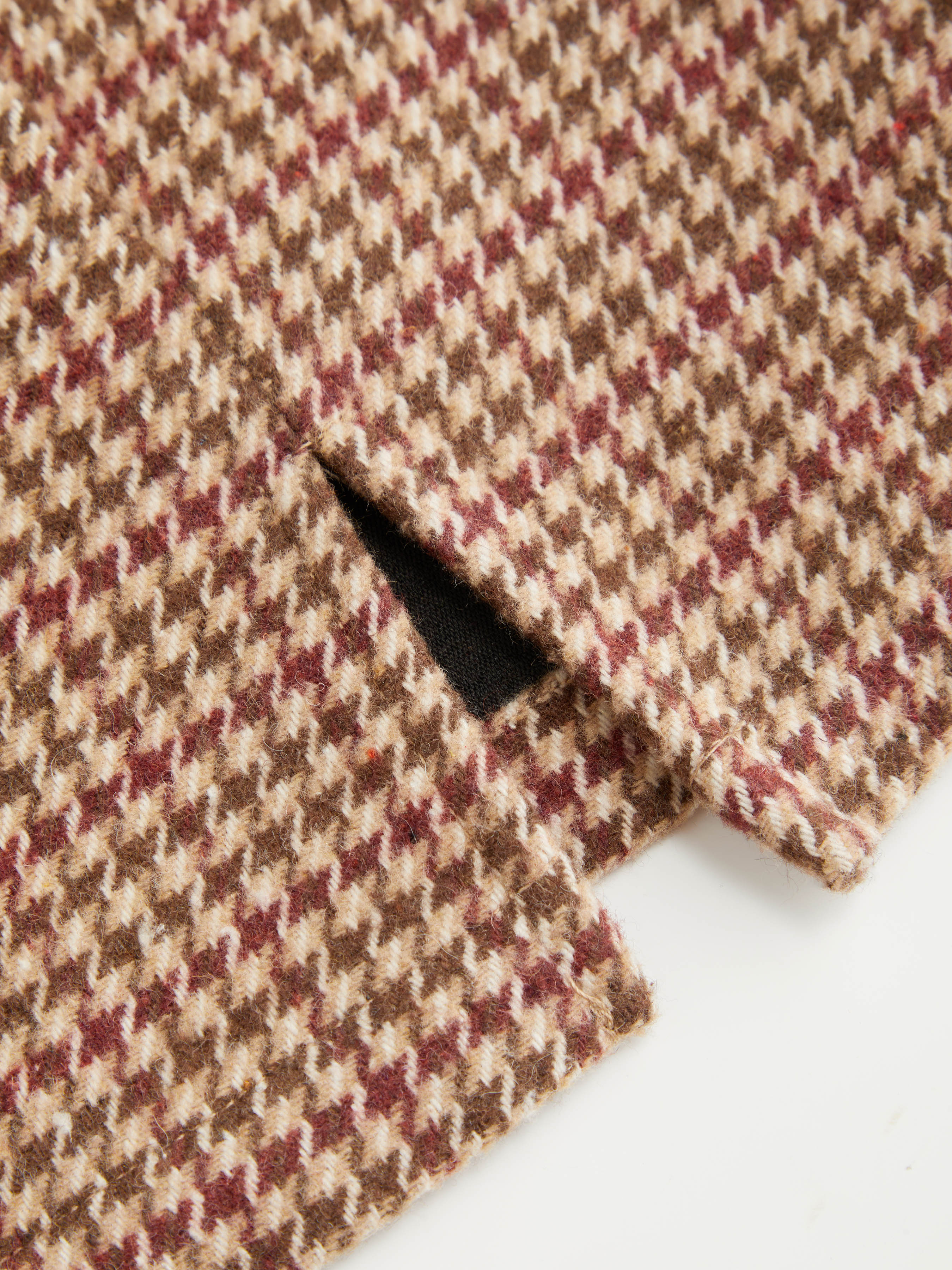 Scoop Neckline Checks Zipper Mini Dress — Khaki