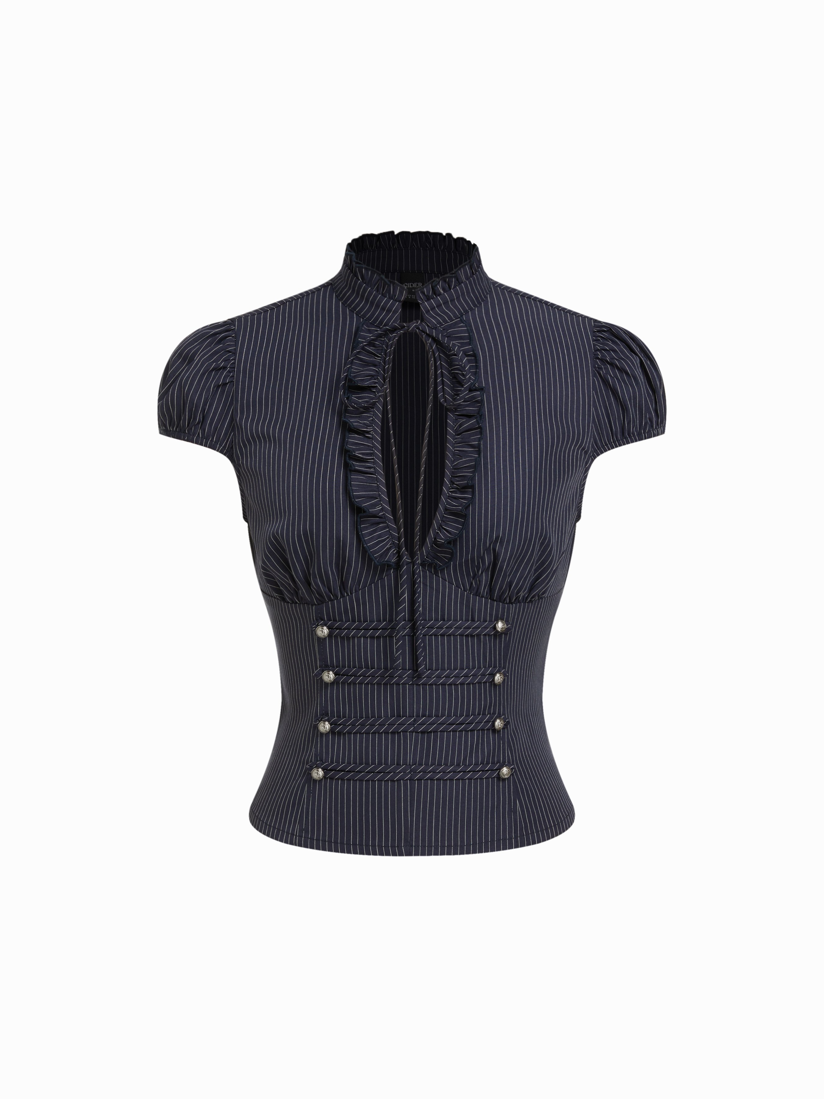 There Will Be Rumors Top — Navy Blue
