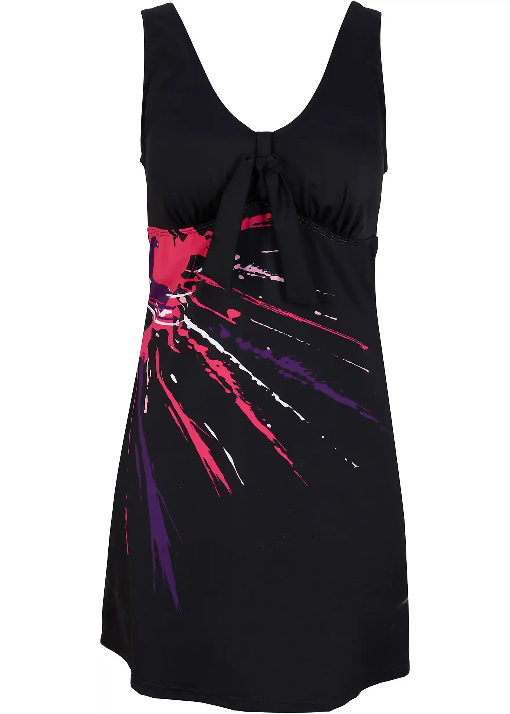 Badekleid - schwarz graphisch