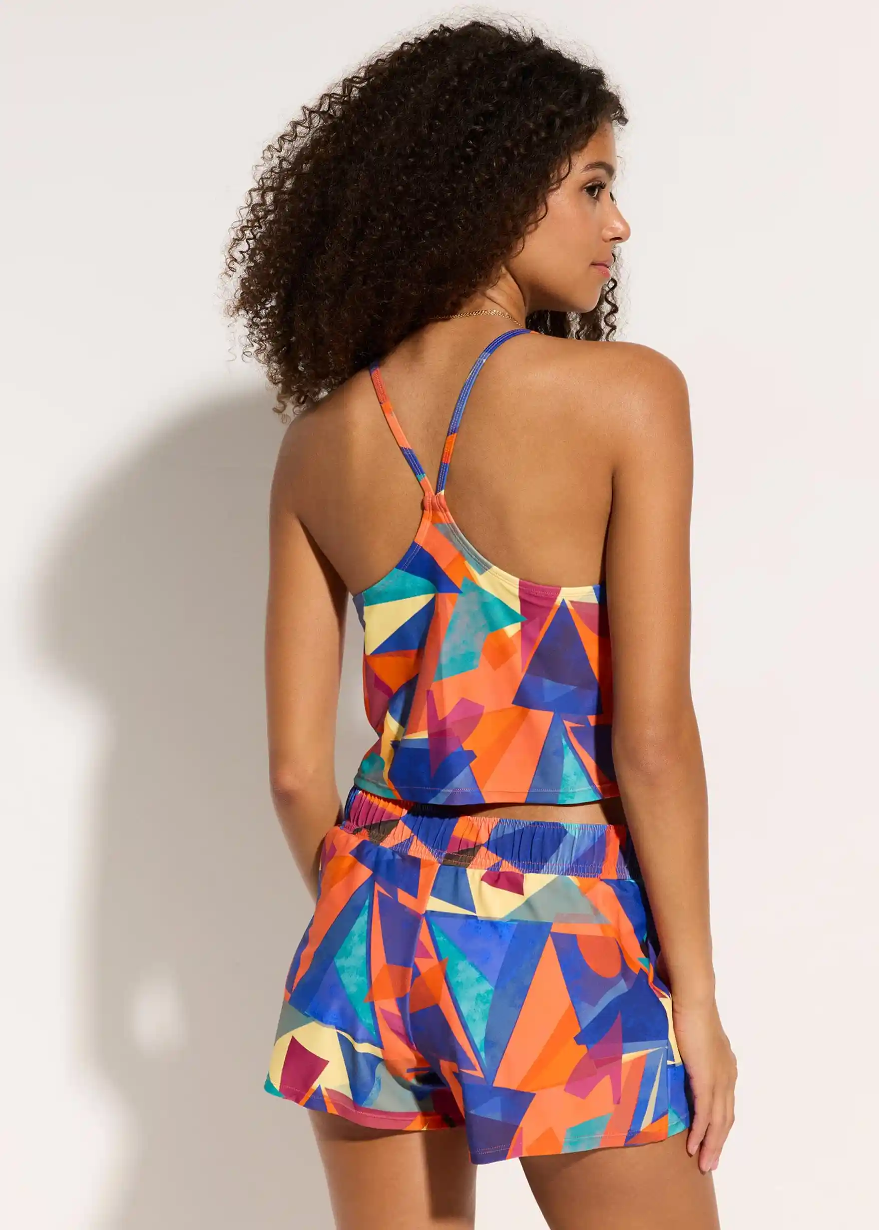 Tankini (2-tlg.Set) mit Shorts - bunt bedruckt