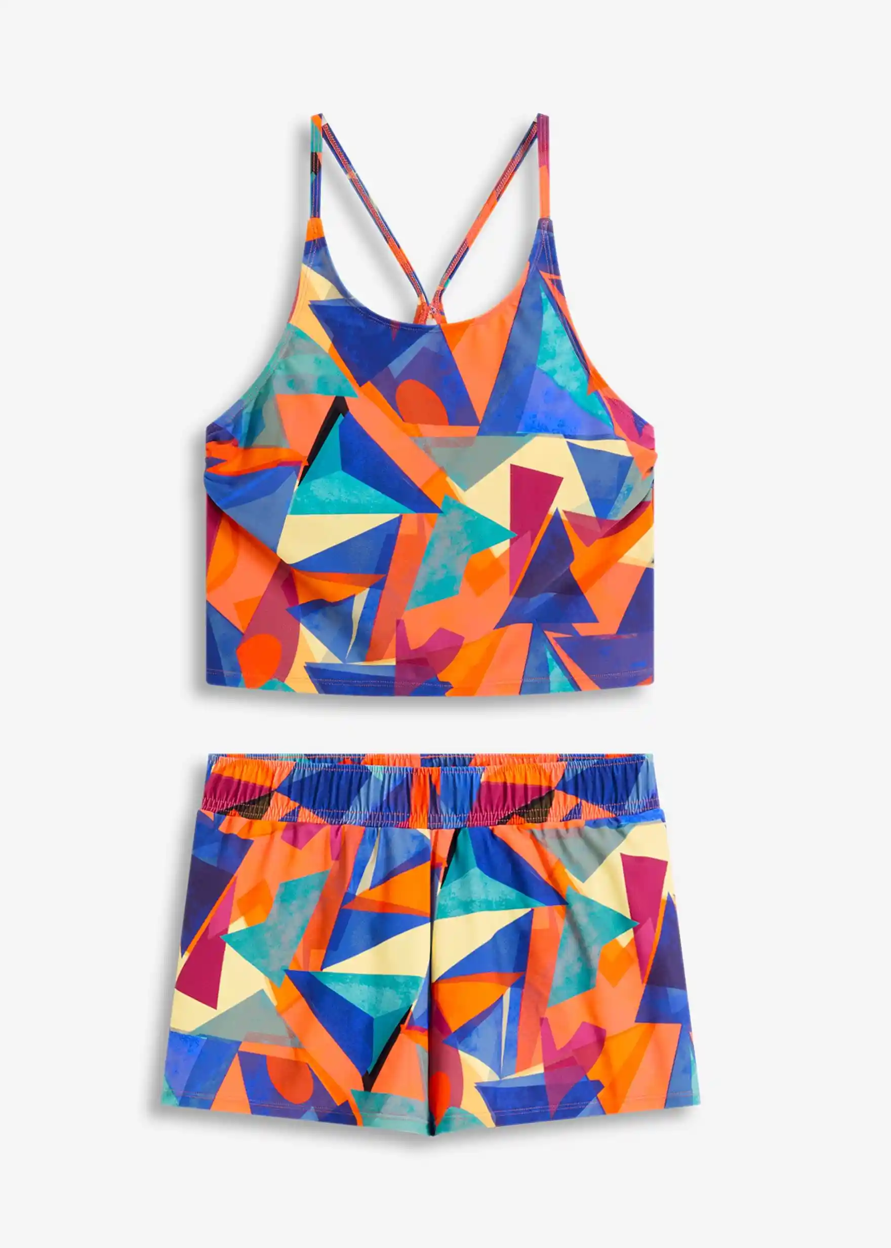 Tankini (2-tlg.Set) mit Shorts - bunt bedruckt