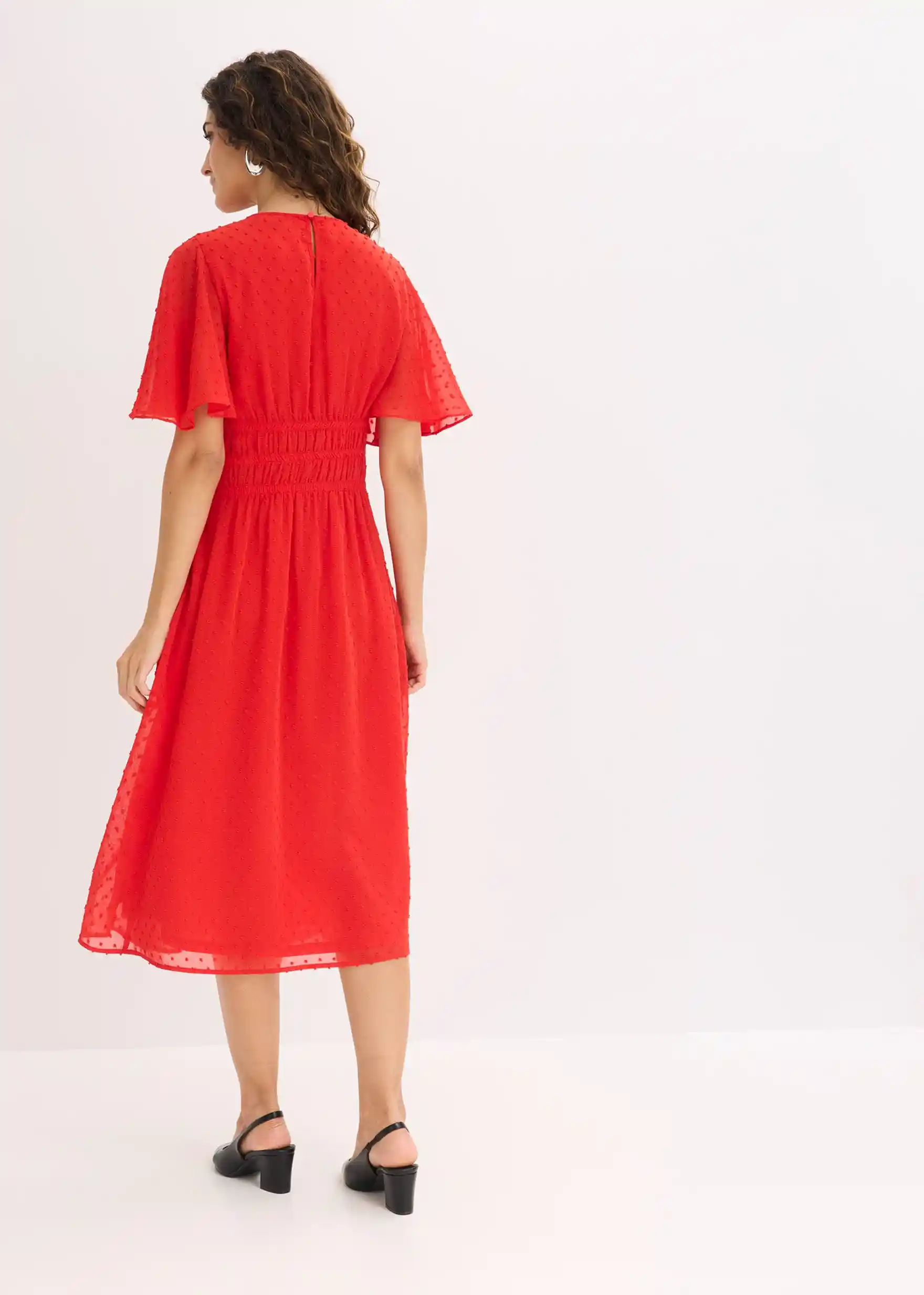 Midikleid - erdbeere