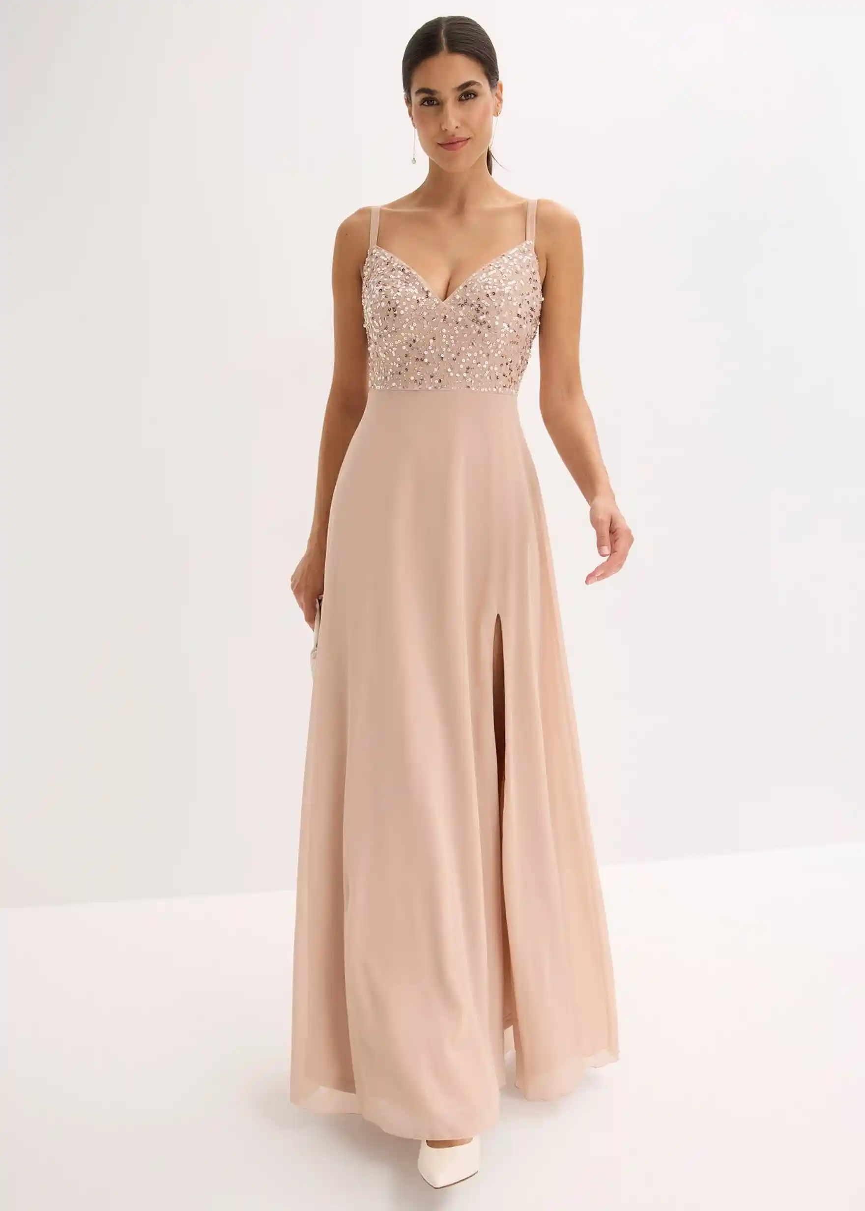 Abendkleid - beige