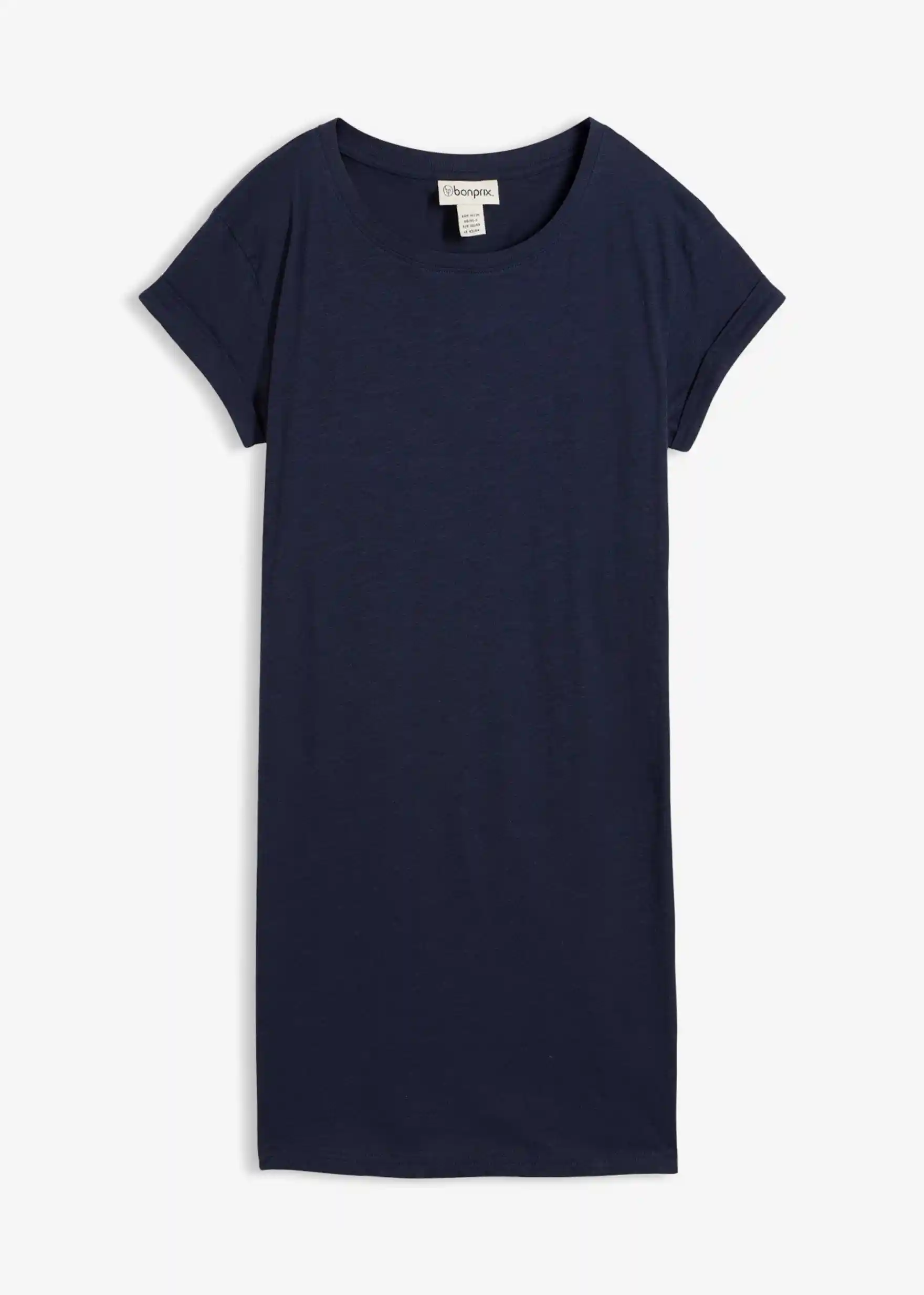 Shirtkleid aus reiner Bio-Baumwolle - dunkelblau