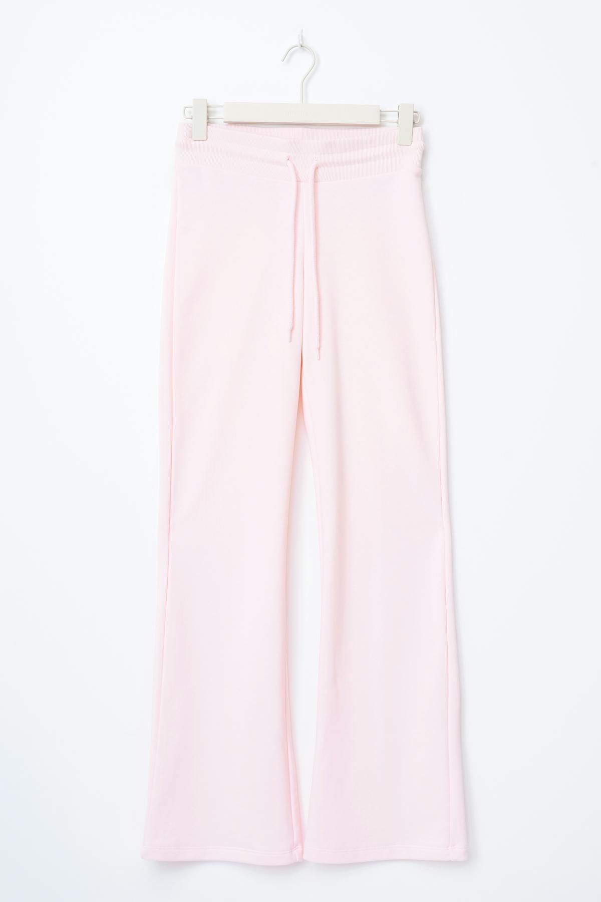 Slim low waist sweatpants - Pink